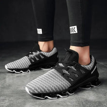 Load image into Gallery viewer, Stylish Black Mens Soft Casual Sneakers Breathable Comfort Sport Elegant Men Sneakers