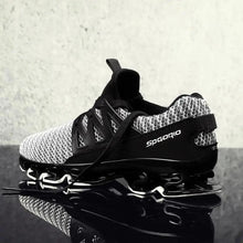 Load image into Gallery viewer, Stylish Black Mens Soft Casual Sneakers Breathable Comfort Sport Elegant Men Sneakers