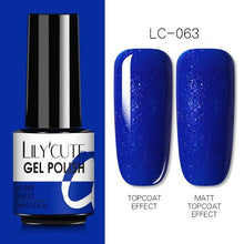 Load image into Gallery viewer, Stylish Blue Womens Nail Gel Polish Permanent UV Gel Popular High Quality Colorful Nail Polish Gel For Girls