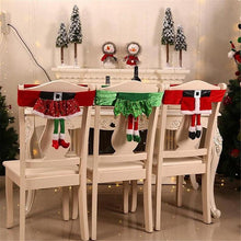 Load image into Gallery viewer, Stylish Chair Covers Christmas Santa Claus Chair Back Cover Christmas Dining Dinner Table Decoration New Year Party Supplies Dining Table Decoration for Home New Year Party