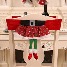Load image into Gallery viewer, Stylish Chair Covers Christmas Santa Claus Chair Back Cover Christmas Dining Dinner Table Decoration New Year Party Supplies Dining Table Decoration for Home New Year Party