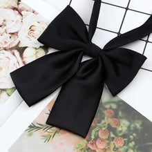 Load image into Gallery viewer, Stylish Colorful Women‘s Shirts Bowtie Ladies Girl School Wedding Party Bowtie For Women Adjustable Pre-tied Solid Color Handmade Bowties for Women