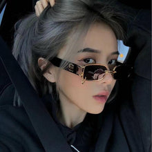 Load image into Gallery viewer, Stylish Fashionable Women Sunglasses Trending & Luxury Square Popular Design Men Glasses New Vintage Metal Black Comfortable Lenses Outdoor Travel Driving Sunglasses
