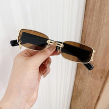 Load image into Gallery viewer, Stylish Fashionable Women Sunglasses Trending & Luxury Square Popular Design Men Glasses New Vintage Metal Black Comfortable Lenses Outdoor Travel Driving Sunglasses