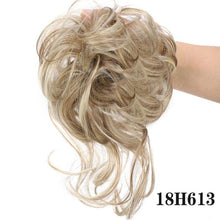 Load image into Gallery viewer, Stylish Synthetic Hair Bun Chignon Messy Curly Hair Band Elastic Scrunchy False Hair Pieces For Women Hairpins Black Brown Clip in Hair Extension For Volumized Hair Buns For Girls