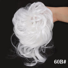 Load image into Gallery viewer, Stylish Synthetic Hair Bun Chignon Messy Curly Hair Band Elastic Scrunchy False Hair Pieces For Women Hairpins Black Brown Clip in Hair Extension For Volumized Hair Buns For Girls