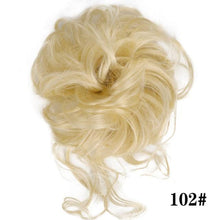 Load image into Gallery viewer, Stylish Synthetic Hair Bun Chignon Messy Curly Hair Band Elastic Scrunchy False Hair Pieces For Women Hairpins Black Brown Clip in Hair Extension For Volumized Hair Buns For Girls