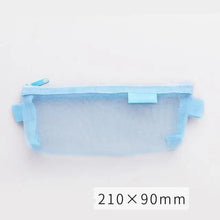 Load image into Gallery viewer, Stylish Transparent Office Pencil Case Simple Design Pen Bags Cute Storage Lightweight Pencil Bags For Student