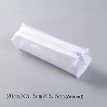 Load image into Gallery viewer, Stylish Transparent Office Pencil Case Simple Design Pen Bags Cute Storage Lightweight Pencil Bags For Student