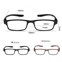 Load image into Gallery viewer, Stylish Ultralight Hanging Stretch Reading Glasses For Men And Women Anti-fatigue HD Eyeglasses Diopter Sunglasses For Men New Unique Lightweight Design