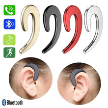 Load image into Gallery viewer, Stylish Unique Design Bone Conduction Earphone Wireless Bluetooth 4.2 Sports Stereo Headset For Laptop Ear Hook Ear Buds Lightweight Waterproof Earpiece For Business