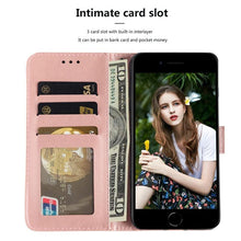 Load image into Gallery viewer, Stylish Wallet Flip Cover Embossing Credit Cards Slot Pockets PU Leather Wallet Cover For Xiaomi Redmi Note 9 7 8 Pro 9A 7A 9C 8T 6 Leather Flip Book Case For Red MI 11 Note 10 9T 5 9S Po co X3 NFC M3 M4 4X Cover