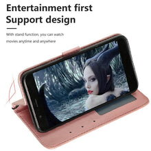 Load image into Gallery viewer, Stylish Wallet Flip Cover Embossing Credit Cards Slot Pockets PU Leather Wallet Cover For Xiaomi Redmi Note 9 7 8 Pro 9A 7A 9C 8T 6 Leather Flip Book Case For Red MI 11 Note 10 9T 5 9S Po co X3 NFC M3 M4 4X Cover