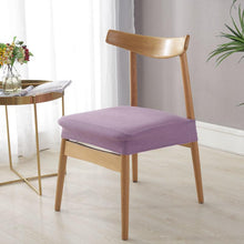 Load image into Gallery viewer, Stylish Waterproof Stretch Chair Seat Cover Elastic Seat Covers For Dining Room Chairs Home Simple Seat Covers For Chairs Soft Removable Dining Chair Slipcovers Stretch Solid Chair Covers Protectors for Dining Room Kitchen Chairs