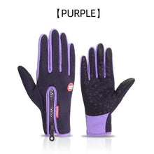 Load image into Gallery viewer, Stylish Winter Warm Cycling Gloves Fitness High Quality Men Women Wind Proof Bike Motorcycle Fishing Gloves Full Finger Touchscreen Gloves Cycling Gloves Touchscreen Waterproof Fleece Thermal Sports Gloves for Hiking