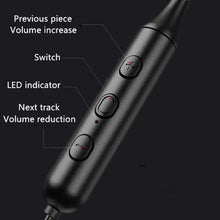 Load image into Gallery viewer, Stylish Wireless Bluetooth Earphones Magnetic Sports Running Headset IPX5 Waterproof Noise Cancelling Stereo Magnetic Earphones With Mic For Workout Running Gym