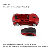 Load image into Gallery viewer, Stylish Wireless Computer Car Shape Mouse Mini 3D Ergonomic PC Gamer Mouse Retro Optical Mice 1600 DPI USB Receiver Suitable for PC/Computer/Laptop