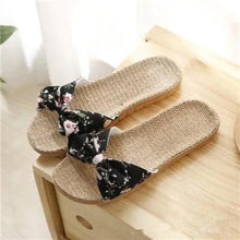 Load image into Gallery viewer, Stylish Women Flax Slippers Casual Summer Flower Elegant Fashion Slippers For Womens