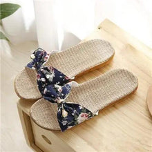 Load image into Gallery viewer, Stylish Women Flax Slippers Casual Summer Flower Elegant Fashion Slippers For Womens