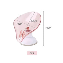 Load image into Gallery viewer, Suction Cup Soap Dish Holder Leaf-Shape Self-Draining Soap Saver Box Not Punched for Shower Bathroom Kitchen Soap Dishes Sponge Container with Suction Cup Leaf Shape Self Draining for Bathroom Kitchen Sink
