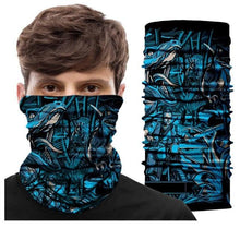 Load image into Gallery viewer, Summer Animal Bandana Neck Gaiter Tube Scarf Buff Party Halloween Half Mask Face Shield Sport Headband Balaclava Seamless Magic Head Scarf Breathable Bandana Turban Outdoor Hiking Quick-Dry Sweat Absorbing Scarves Multifunction Beanie Hat