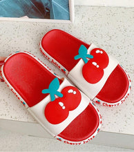 Load image into Gallery viewer, Summer Beach Slides Women Men Casual Slippers Fruits Thick Soled Sandals Girls Bathroom Shoes Girls Water Shoes Cute Lightweight Fruit Slippers Beach Pool Indoor Outdoor Flip Flops