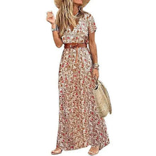 Load image into Gallery viewer, Summer Beach Stylish Womens Dress Long Casual V-Neck Party Comfort Fashion Women Dress