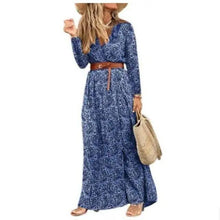 Load image into Gallery viewer, Summer Beach Stylish Womens Dress Long Casual V-Neck Party Comfort Fashion Women Dress
