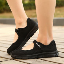 Load image into Gallery viewer, Summer Breathable Women Espadrilles Sneakers Healthy Walking Sport Mesh Sport Running Fashion Breathable Mesh Casual Shoes Flat Shoes Women Espadrilles