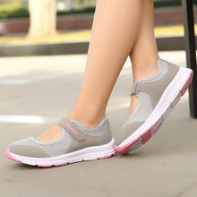 Load image into Gallery viewer, Summer Breathable Women Espadrilles Sneakers Healthy Walking Sport Mesh Sport Running Fashion Breathable Mesh Casual Shoes Flat Shoes Women Espadrilles