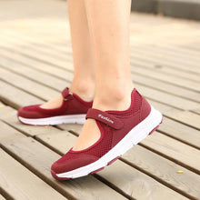 Load image into Gallery viewer, Summer Breathable Women Espadrilles Sneakers Healthy Walking Sport Mesh Sport Running Fashion Breathable Mesh Casual Shoes Flat Shoes Women Espadrilles