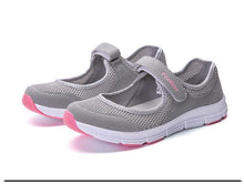 Load image into Gallery viewer, Summer Breathable Womens Sneakers Walking Sporty Mesh Sport Running Light Flats Casual Vulcanize Simple Shoes Spring Comfortable Espadrilles Luxury Design Espadrilles