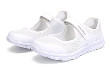 Load image into Gallery viewer, Summer Breathable Womens Sneakers Walking Sporty Mesh Sport Running Light Flats Casual Vulcanize Simple Shoes Spring Comfortable Espadrilles Luxury Design Espadrilles