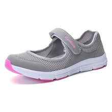 Load image into Gallery viewer, Summer Breathable Womens Sneakers Walking Sporty Mesh Sport Running Light Flats Casual Vulcanize Simple Shoes Spring Comfortable Espadrilles Luxury Design Espadrilles