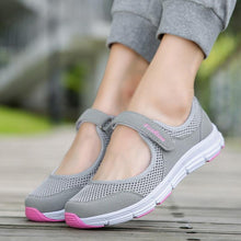Load image into Gallery viewer, Summer Breathable Womens Sneakers Walking Sporty Mesh Sport Running Light Flats Casual Vulcanize Simple Shoes Spring Comfortable Espadrilles Luxury Design Espadrilles