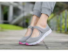 Load image into Gallery viewer, Summer Breathable Womens Sneakers Walking Sporty Mesh Sport Running Light Flats Casual Vulcanize Simple Shoes Spring Comfortable Espadrilles Luxury Design Espadrilles