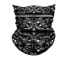 Load image into Gallery viewer, Summer Cool Printed Half Mask Bandana Face Cover Neck Gaiter Bike Outdoor Sport Fishing Cycling Ski Hiking Tube Scarf Men Women Headband Scarf Military Shamash Tactical Desert Keffiyeh Head Neck Scarf Neck Gaiter Headwear for Men Women