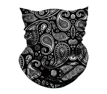 Load image into Gallery viewer, Summer Cool Printed Half Mask Bandana Face Cover Neck Gaiter Bike Outdoor Sport Fishing Cycling Ski Hiking Tube Scarf Men Women Headband Scarf Military Shamash Tactical Desert Keffiyeh Head Neck Scarf Neck Gaiter Headwear for Men Women