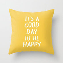 Load image into Gallery viewer, Summer Fashion Fresh Yellow Cute Pillows Case Geometry Yellow Pillow Case Cushion Cover Polyester Pillowcase Floral Cushion Case Modern Decorative Pillows For Bed Sofa Couch 45x45CM