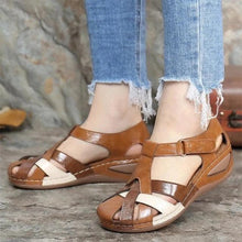 Load image into Gallery viewer, Summer Flat Sandal For Women Multicolor Handmade Retro Flowers Flip-Flops Women Slippers Cute Flat Summer Flats Sandals Women Strappy Flat Open Toe Sandals