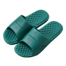 Load image into Gallery viewer, Summer Home Mens Slippers Simple Black White Shoes Non-Slip Bathroom Slides Flip Flops Indoor Women Slippers Soft Slides Slippers For Men Cloud Cushioned Slides Thick Non-Slip Pool Gym House Slipper