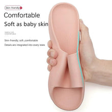 Load image into Gallery viewer, Summer Home Mens Slippers Simple Black White Shoes Non-Slip Bathroom Slides Flip Flops Indoor Women Slippers Soft Slides Slippers For Men Cloud Cushioned Slides Thick Non-Slip Pool Gym House Slipper