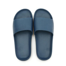 Load image into Gallery viewer, Summer Home Mens Slippers Simple Black White Shoes Non-Slip Bathroom Slides Flip Flops Indoor Women Slippers Soft Slides Slippers For Men Cloud Cushioned Slides Thick Non-Slip Pool Gym House Slipper