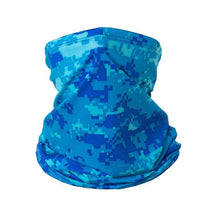 Load image into Gallery viewer, Summer Men Women Camouflage Bandana Half Face Mask Neck Gaiter Cover Face Scarf Cycling Hunting Fishing Balaclava Scarf Unisex Men Women Bandanas Polyester Breathable Windproof Anti UV Neck Cover Camping Hiking Climbing Face Mask