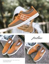Load image into Gallery viewer, Summer Mens Casual Elegant Business Shoes Breathable Canvas Shoes Fashion Casual Shoes Fashion Sneakers Breathable Comfort Walking Shoes Modern Design