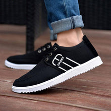 Load image into Gallery viewer, Summer Mens Casual Elegant Business Shoes Breathable Canvas Shoes Fashion Casual Shoes Fashion Sneakers Breathable Comfort Walking Shoes Modern Design