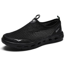 Load image into Gallery viewer, Summer Mens Couple Casual Shoes Fashion Lightweight Breathable Walking Sneakers Slip-on Mesh Flats Water Beach Shoes Quick Dry Barefoot For Swim Diving Surf