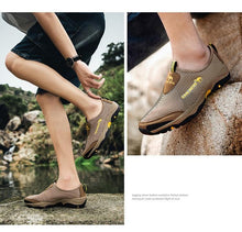 Load image into Gallery viewer, Summer Mesh Beach Men Shoes Lightweight Breathable Walking Footwear New Slip-On Comfortable Outdoor Walking Footwear Non-Slip Running Climbing Shoes Sneakers Lightweight Breathable Walking Shoes
