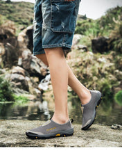 Load image into Gallery viewer, Summer Mesh Beach Men Shoes Lightweight Breathable Walking Footwear New Slip-On Comfortable Outdoor Walking Footwear Non-Slip Running Climbing Shoes Sneakers Lightweight Breathable Walking Shoes