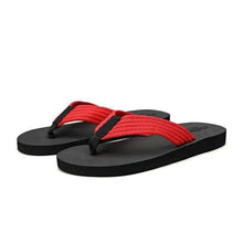 Load image into Gallery viewer, Summer Modern Men Flip- Flops Casual Beach Slippers Unique Design Flat Indoor Sandals Non-Slip Black Comfortable Flip Flops For Men